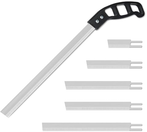 RONGTER Sponge Cutting Knife, 6-Blade Kit for Sofa Cushion, Mattress, EVA | Multi-size blades help restore sofa cushions, trim mattress foam, cut rubber insulation with less drag and neater edges.