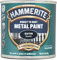 ASA® Hammerite Direct to Rust Metal Paint | Quick Drying | Up to 8 Years Protection | Satin Black | 250ml