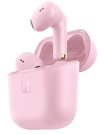 Sennheiser ACCENTUM Open Wireless Earbuds - Open Ear Buds Design, Dynamic Sound & Bluetooth 5.3, IPX4 Splash Protection, Up To 28HR Playtime, USB-C Charging Case, Music, Phone Calls, Travel, Sakura