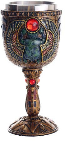 Pacific Giftware alter ägypter winged scarabäus ceremonial kelch cup 210ml weinkelch Braun 7oz