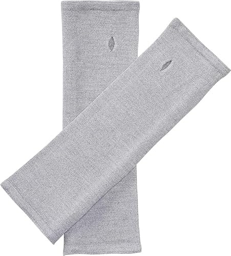 Enter the Complex® Armstulpen, Pulswärmer mit Daumenloch, Merino Wolle, Damen und Herren, Hellgrau
