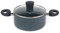Russell Hobbs RH00848EU Nightfall Stone Non-Stick Stockpot - 20cm Cooking Pot, Tempered Glass Lid with Steam Vent, Pressed Aluminum, Bakelite Handles, Induction Hob Safe, for Soup, Casserole, Curry
