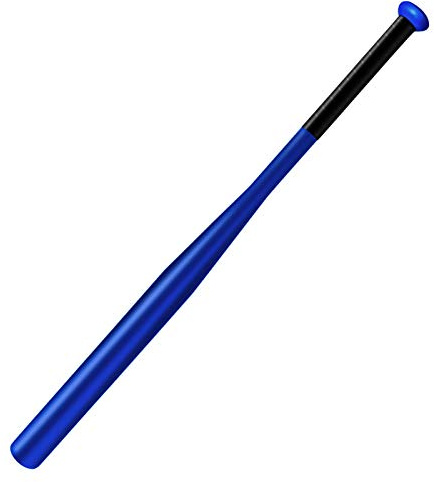 Tuggui Baseballschläger aus Stahl, 63,5 cm, mit Tragetasche, Blau