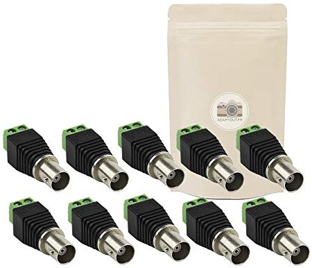 10x Domino BNC Female Adapter 2 inputs without connector Video s-Video VGA 15 Pin Female to VGA 15 Pin Female to VGA 15 Pin Female Adapter