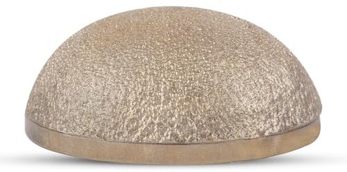 HEALTHANDWEALTH Kansa Vatki Bol en Bronze Ayurvédique Detox Masseur de Pieds Relaxation et Nettoyage en Profondeur Technique Indienne Ancienne | Naturel Lot