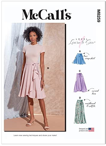 McCall's Misses Skirt/Pants Sewing Pattern Kit, Multicolor