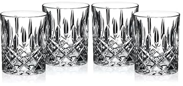 Riedel Spey Double Old Fashioned Whisky Glasses Set of 4 – Premium Crystal Tumblers for Scotch, Bourbon, Cocktails & Whiskey – Elegant Barware Gift