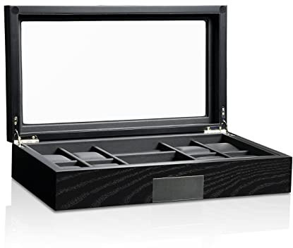 HEISSE & SÖHNE SEIT 1976® Uhrenbox Monteray 8 - Schwarz