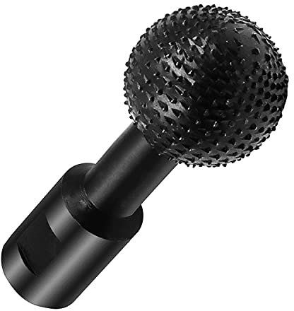 Testa di Molatura Sferica Lima, Raspa A Sfera Per Smerigliatrice Angolare 115/125,Scalpello Sferico per lucidatura del legno, incisione, foratura, molatura e lavorazione del legno