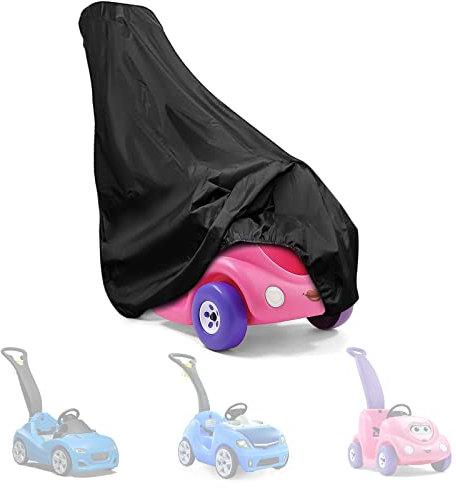 Yoyong Toddler Push Car Cover for Step 2 Push Toy Car, Baby Kid Ride On Push Toy Car Cover Outdoor-Black