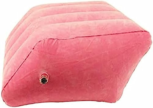 Oreiller Gonflable Portatif De Pied De Jambe De Cale D'élévation pour Le Coussin De Soutien De Genou De Sommeil Entre Les Jambes,Rose,bonny369