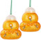 GeeRic Pièges à Guêpes à Suspendre pour L'extérieur, Lot de 2 Pièges à Guêpes Orange, Pièges à Veste, Tueur d'abeilles Charpentières et de Vestes Orange pour Le Jardin, Pièges à Insectes pour Mouches