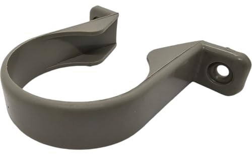 Duraplast UK™ Waste Pipe Clip 50mm Olive Grey Pack of 10