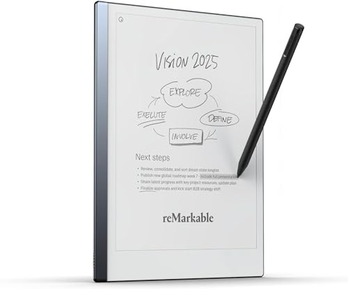 reMarkable 2 Tablet (10.3 Digital Paper Display) - Includes Marker Plus, USB-A to USB-C Cable (Renewed)