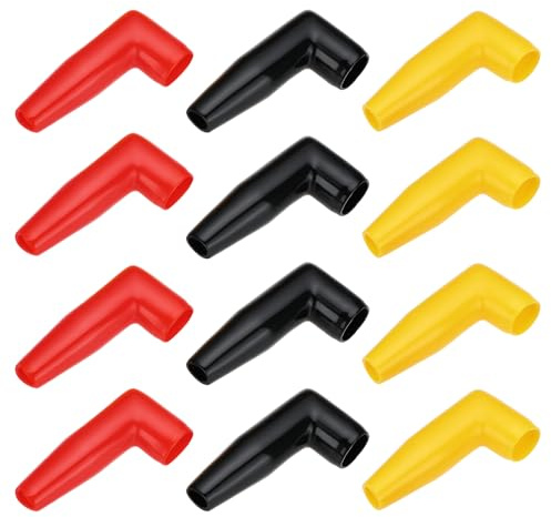 OTOTEC 12 Pièces Couvercle de Protection en PVC pour Terminal de Démarrage électrique Couvercle de Protection en PVC pour Terminal de Câble de Moteur de Treuil