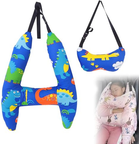 H-Form – Kopfstütze for Schlafen im Auto for Kinder, Reisekissen for Babys und Kleinkinder, Autositzkissen for Kinder for Schlafen, zur Unterstützung von Körper und Kopf im Autositz, Kinderkissen, Nac