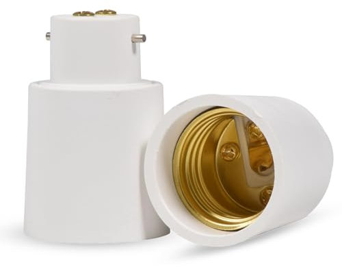 B22 To E27 Adapter Bayonet To Screw Bulb Adaptor For Ceiling E27 To B22 Adapter For Light Bulb Bayonet To Edison Screw Adaptor Light Socket