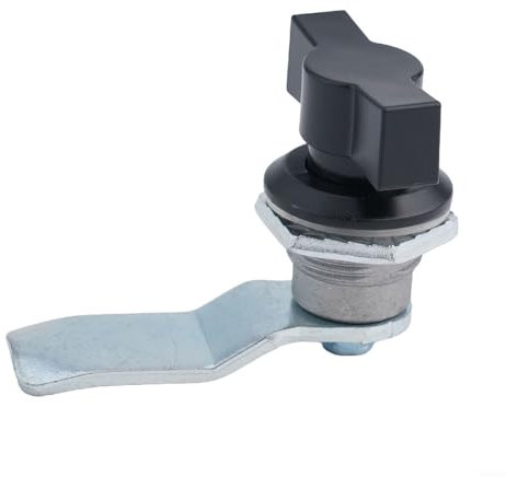 Eawfgtuw Cabinet Door Cam Lock Cylindrical Keyless Door Lock Suitable for Distribution Box Office Furniture Home Storage Cabinet Display Cabinet Mailbox Security Lock System(Black)