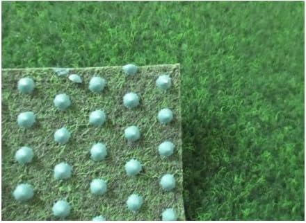 Internethandel Pfordt Kunstrasen 300 x 133 cm Teppich mit Noppen - pflegeleicht und wetterfest - geeignet als Outdoor Rasenteppich für Balkon und Garten in Grün