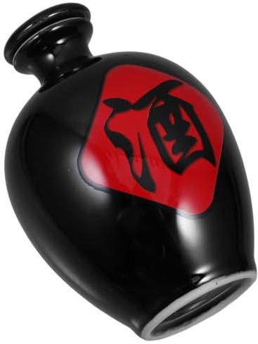 HEALEEP Traditional Chinese Ceramic Wine Pot Airtight Flask Sake Decanter Pickle Jar for