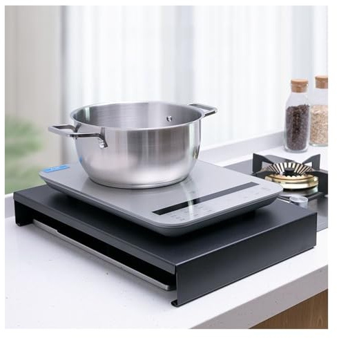QSTGX Copri Piano Cottura Protettore Cucina con Maniglie Antiruggine Facile da Pulire per Piano di Lavoro, lavello, Camper e Piani Cottura elettrici/a Gas(A,40x50x7cm)