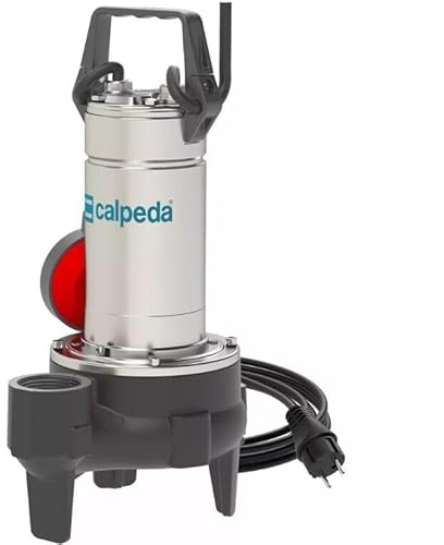 Calpeda GQSM 40-9 Pompa Drenaggio Acque sporche e fogna, Svuotamento cantine allagamenti In acciaio INOX Sommersa Monofase con galleggiante
