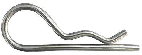 316 Stainless Steel R-Clips (Spring Cotter Pins), Metric Sizes Marine Grade, Quick Removal (50, 3mm)