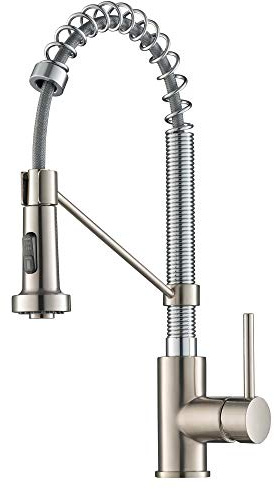 KRAUS Stainless Steel Chrome Pull Down Kitchen Faucet KPF-1610SFSCH
