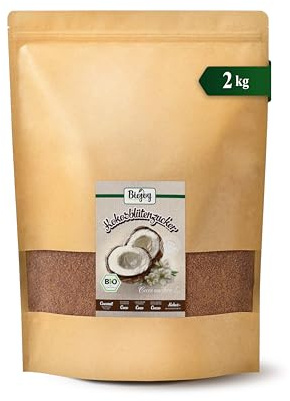 Biojoy BIO Kokosblütenzucker, unraffiniert, 2 kg | Kokoszucker aus Sri Lanka, unbehandelt, Cocos nucifera L.