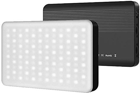 ULANZI VIJIM VL120 Two-Tone LED Light for Smartphone and Camera with Adjustable Colour Temperature 3200K-6500K, Diffuser and 3100mAh Battery