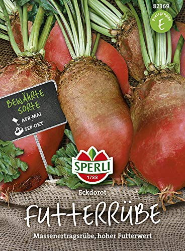 Sperli 82369 Futterrübe Eckdorot, Massenertragsrübe (Rübensamen)