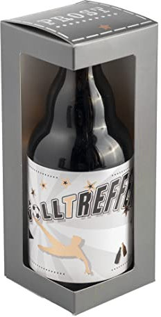 Jack´s Jack`s Bierflasche Fußball''Volltreffer'' mit Geschenkverpackung 0,33 l/Männergeschenk/Zum Geburtstag/Party/Fußball