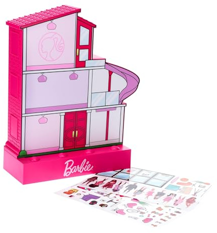 Paladone Barbie Dreamhouse Light with Stickers - Officially Licensed, Fun Customisable Nightlight for Girls, Gift for Barbie Doll Fans