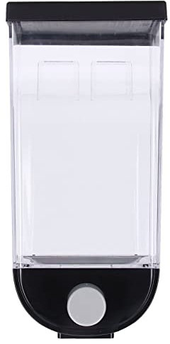 Quadratischer Spender Für Trockene Lebensmittel, Waschmittelspender, Müslispender, an Der Wand Befestigter Getreidevorratsbehälter, Wäscheperlen-Müslispender Für Die Küche(1.5L)