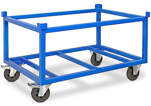 BRB Paletten-Fahrgestell LxBxH 1210x810x700 mm, Tragkraft 750 kg, hohe Ausführung