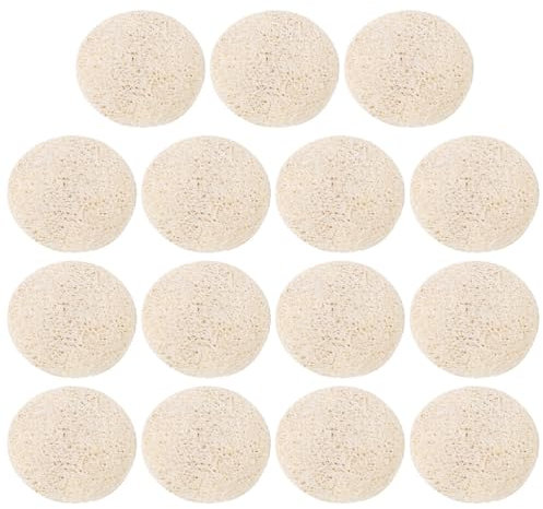 FRCOLOR Gesichtswäscher Peeling 40 Stück Make-Up-Entfernungspads Luffa-Schwämme Für Das Gesicht Natürliche Luffa-Pads Für Die Körperwäscher Für Damen Und Herren