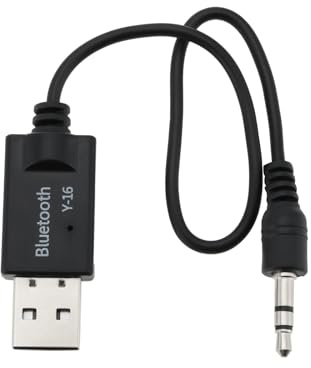 Create idea USB-Bluetooth-zu-AUX-Kabelempfänger 3,5-mm-Inline-Bluetooth-Audioadapter Kompatibel mit Mini Cooper Gen 2 3 R56 R55 F56 F55 R60