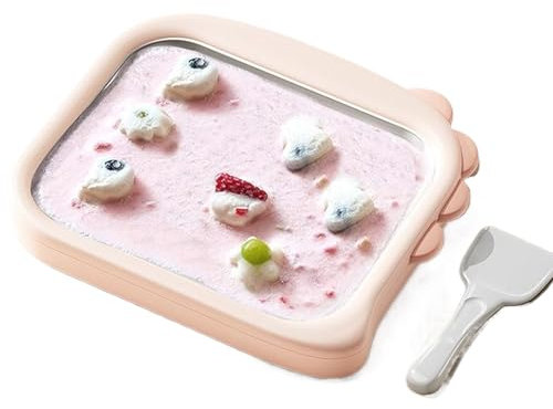 VUIUYOIES Máquina para hacer helados Dash, para hacer yogur helado para niños, máquina de helado suave de ABS, máquina para hacer granizados con vaso, A