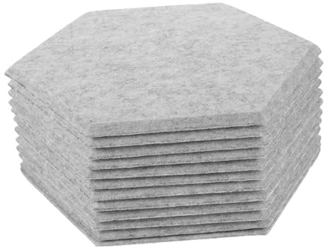 Didiseaon Paneles Acústicos de Pared 3D 12 Piezas de Insonorización Material de Aislamiento Acústico Absorbentes de Sonido para Oficinas y