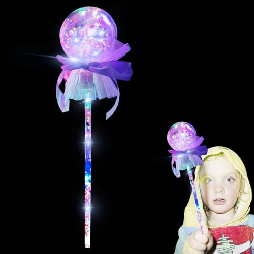 Zauberstab für Mädchen, Zauberstäbe für Mädchen - LED Leuchtstab Prinzessin für | Leuchtstab für Mädchen, Prinzessin Geschenke, Cosplay Zubehör