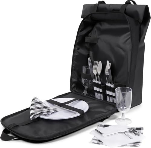 Norländer Picknickrucksack schwarz