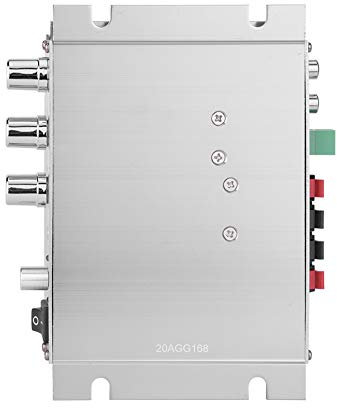 JTLB 12V 2.0 + Bassi Pesanti Hi-Fi 2.1 Canali Amplificatore Audio Stereo per Auto Mini AMP per Audio del Veicolo