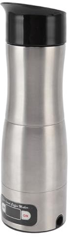 Qcwwy Cafeteras Portátil para Viajes en Automóvil Máquina de café con 12V 24V Cigarre Viajes Máquina de café Expreso Calefacción Recargable Agua EléctricaCarro
