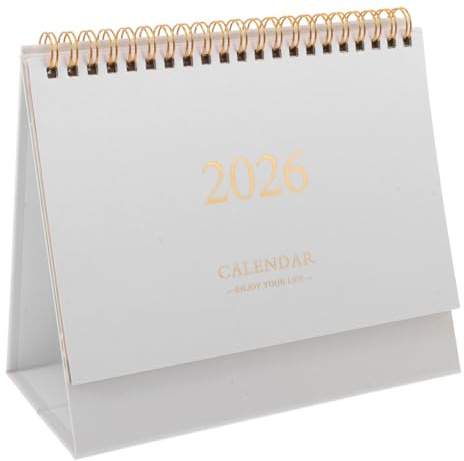 NUOBESTY Bordskalender 2025 liten skrivbordskalender stående fällbordskalender juli 2024 till december 2025 mini skrivbordskalender för kontor eller hem