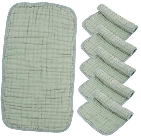 Vaguelly 6stücke Teiliges Handtücher Aus Baumwolle Weiche Saugfähige Waschlappen Für Neugeborene Vielseitig Als Pucktuch Burp Cloth Und Mehr