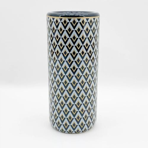 AcaciaHome Portaombrelli rotondo in ceramica resistente, supporto perfetto per casa, ufficio e ingresso, aggiunge un tocco sofisticato agli spazi abitativi per canne e bastoni da passeggio