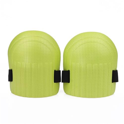 1 paire de genouillères en mousse souple pour le travail, le jardinage, le nettoyage, le sport, le bâtiment (vert)