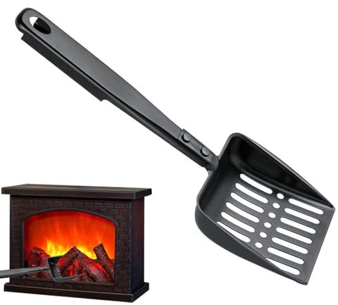 Kohlenschaufel 12,87zoll Metall-Kamin Ascheschaufel, Kamin-Aschesieb, Kamin Ascheschaufel Kamin Schaufel Gärtner Schaufel Einzelkamin Werkzeug Feuerstelle Lagerfeuer Kohleschaufel Für Holzofen