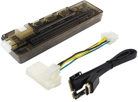 NUOBESTY Dock Per Scheda Esterna Per Laptop Stazione Di Docking Portatile Supporto Pci-e Adattatore Per Espandere Capacità Grafiche Diverse Interfacce Di Input