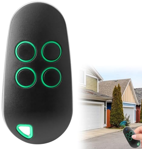 TOPD4REN 806TS-0290 Mando a distancia para Puertas de Garaje Transmisor de Doble Frecuencia con 4 Canales y CódigoFijo Capaz de Transmitir en las Frecuencias 433,92 MHz y 868,35 MHz Código Variabl